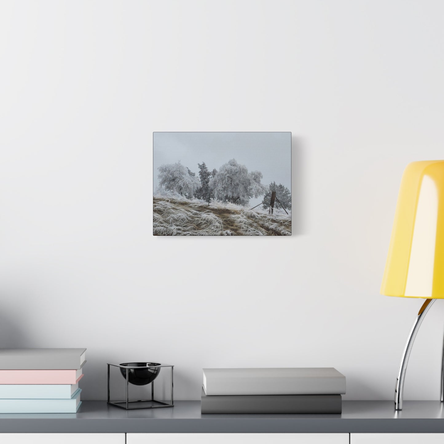 Morning Frost-Canvas Wall Art Winter Scene