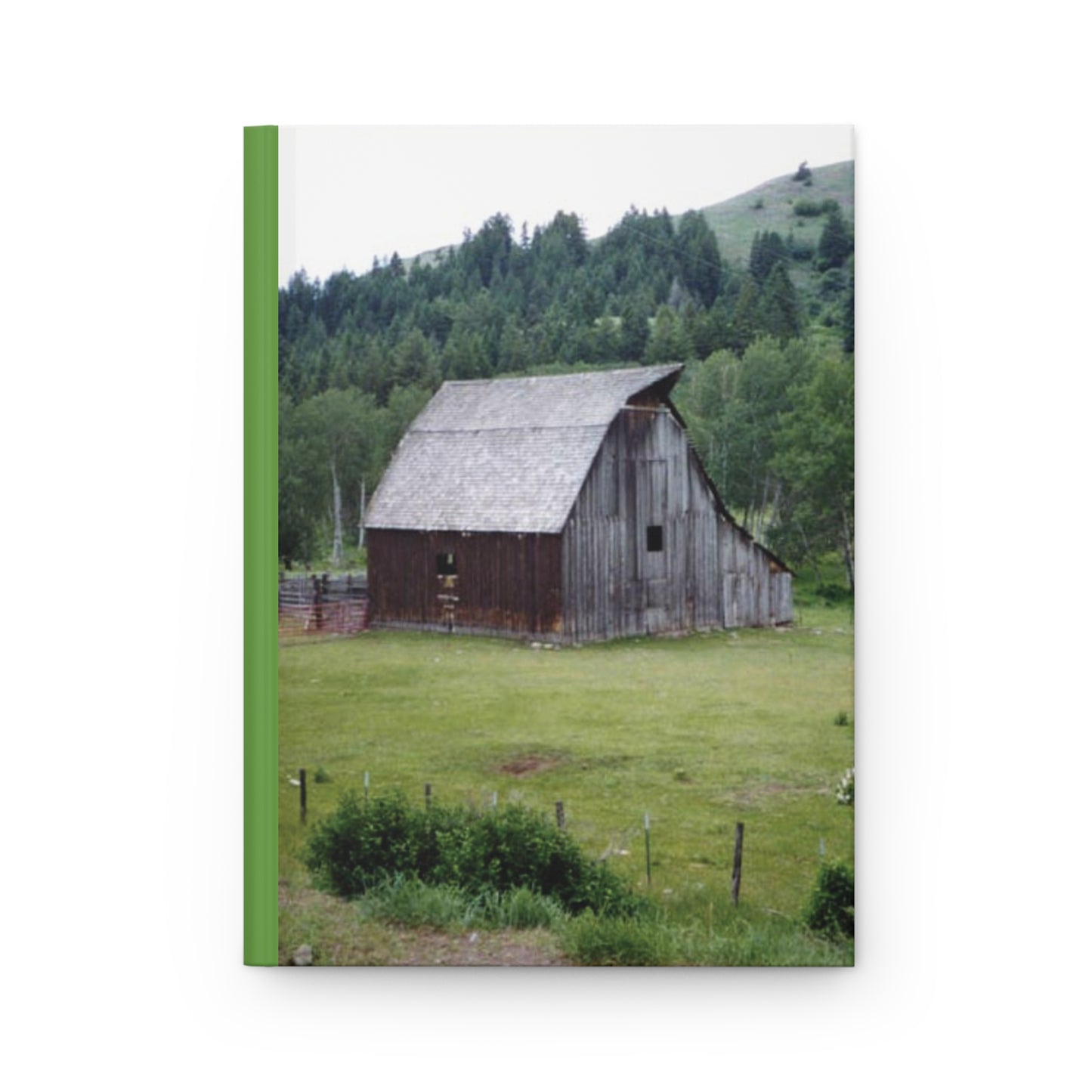 Yesterday, Hardcover Journal Matte - Old Barn in Spring