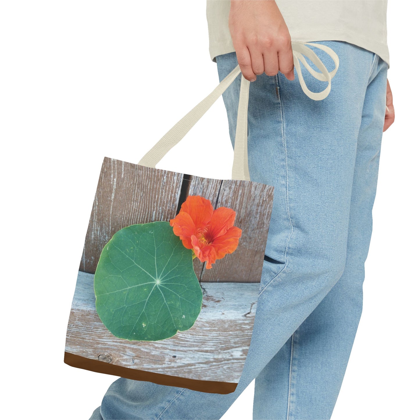 Over the fence, Garden Theme Tote Bag