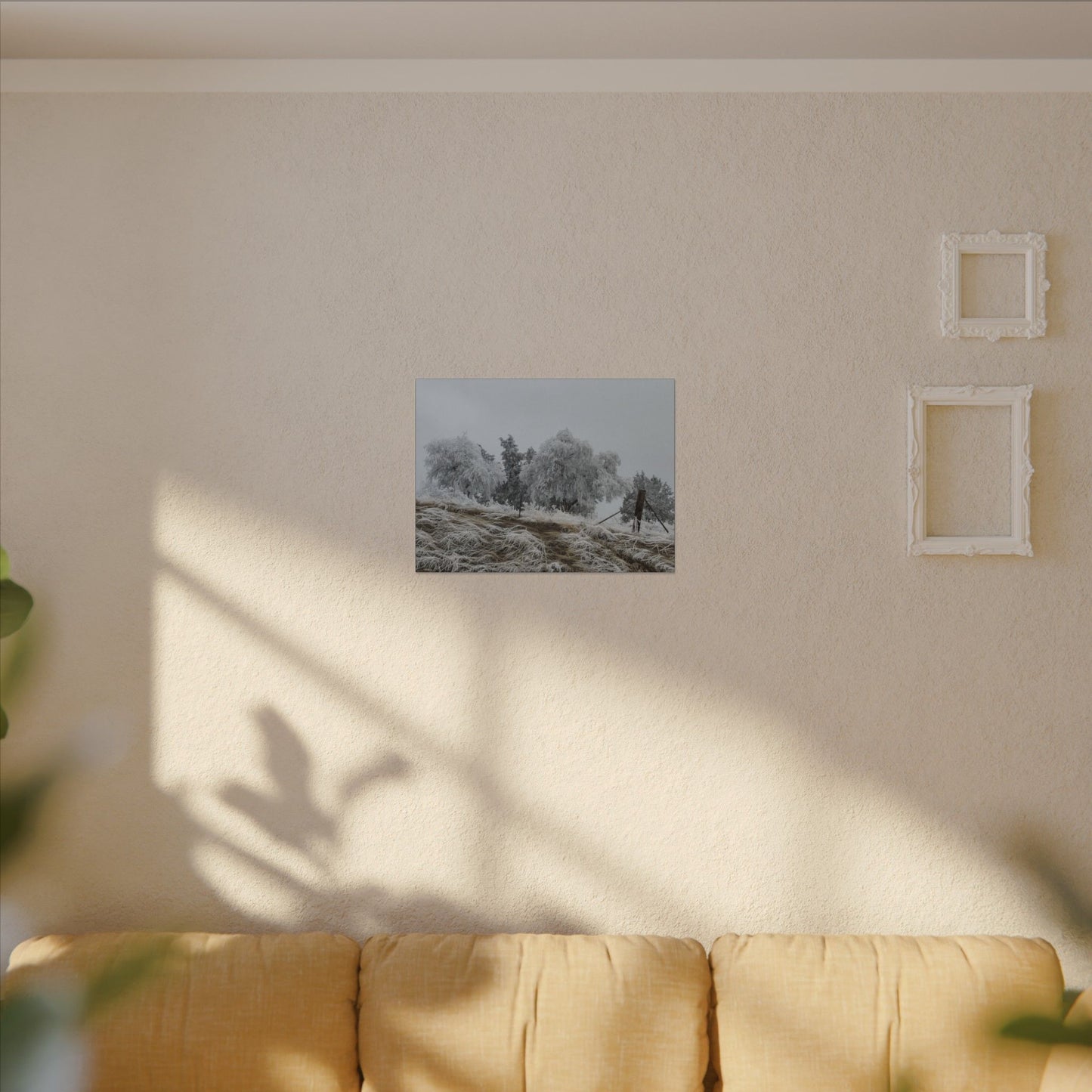 Morning Frost-Canvas Wall Art Winter Scene