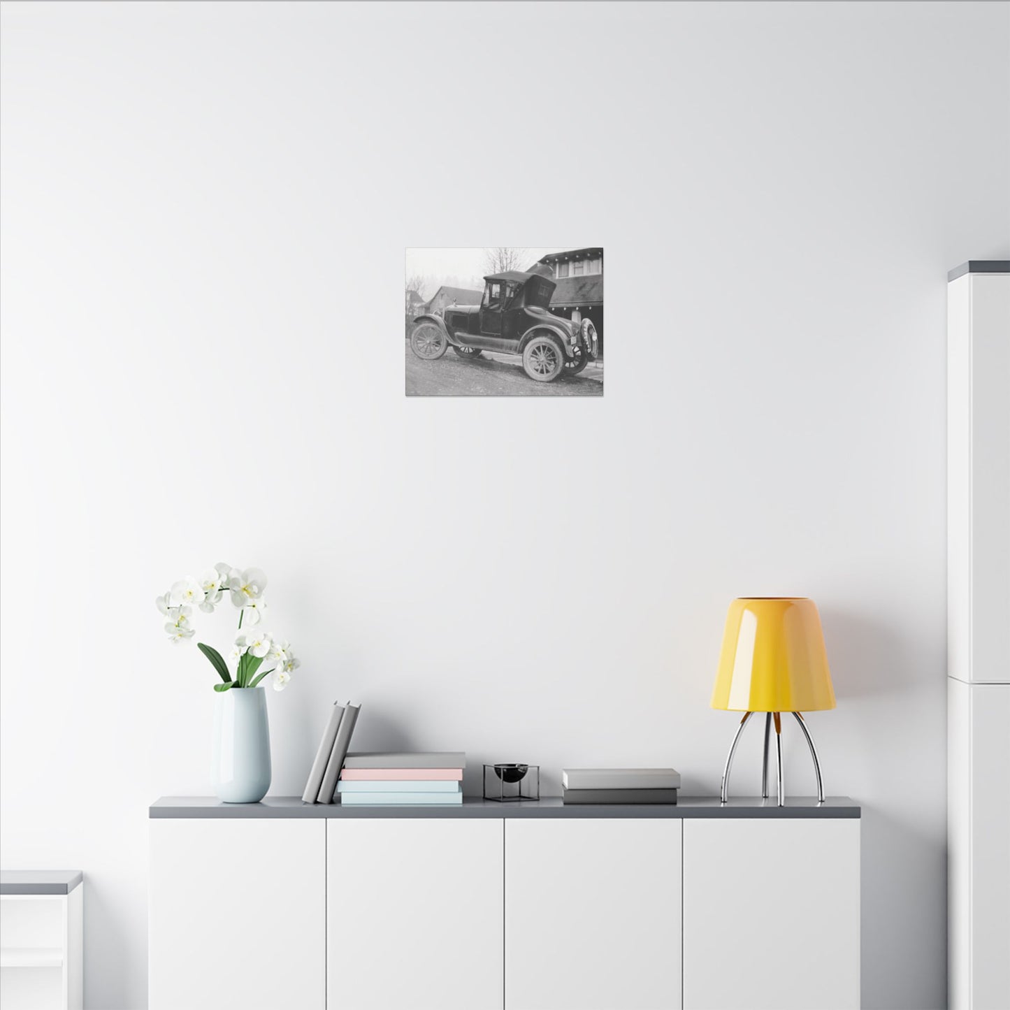 Old Wheels Canvas Print Vintage Car