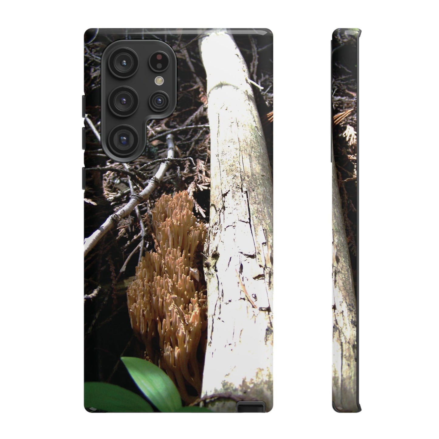 Phone Cases - Forest Morning Coral Mushroom Print Tough Cases