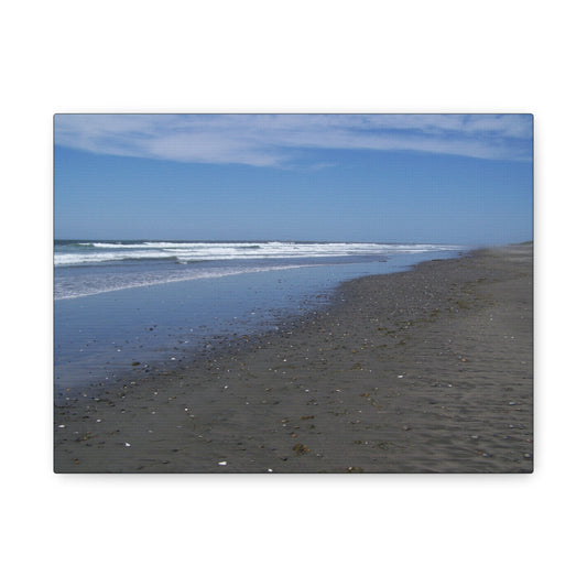 Breakers - Beach Landscape Canvas Art - Stretched Matte Print for Home Decor