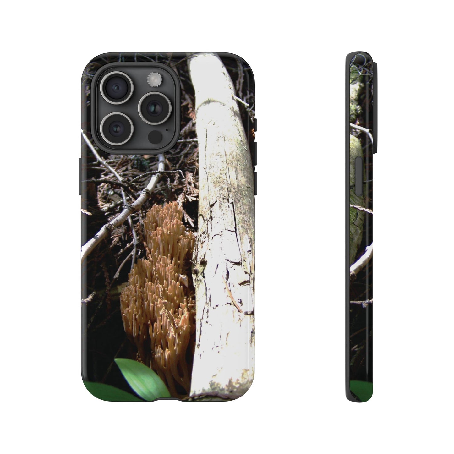 Phone Cases - Forest Morning Coral Mushroom Print Tough Cases