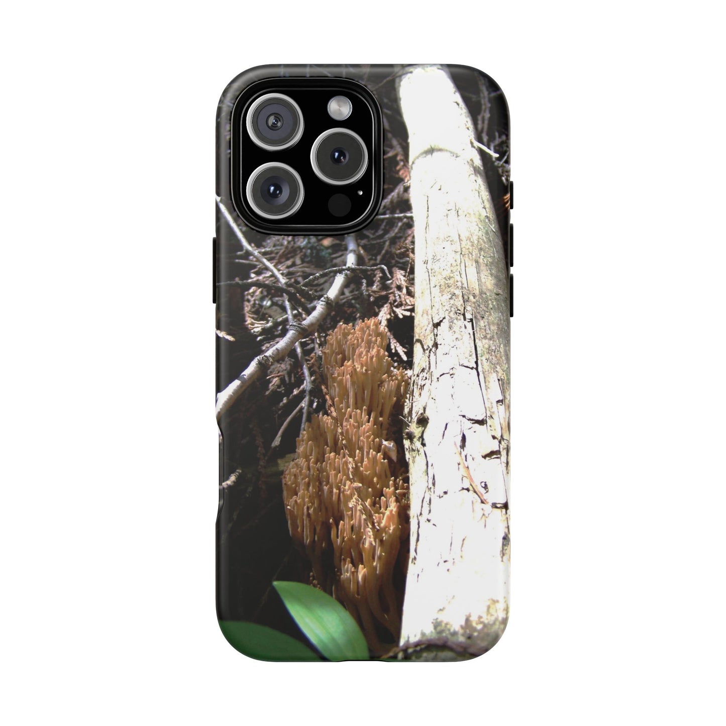 Phone Cases - Forest Morning Coral Mushroom Print Tough Cases