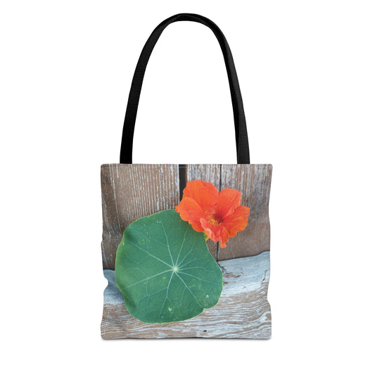 Over the fence, Garden Theme Tote Bag