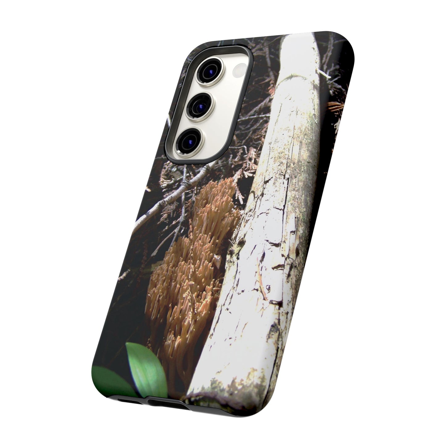 Phone Cases - Forest Morning Coral Mushroom Print Tough Cases