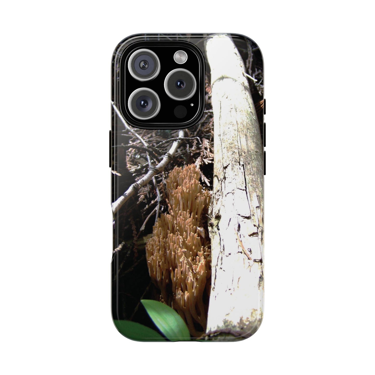 Phone Cases - Forest Morning Coral Mushroom Print Tough Cases