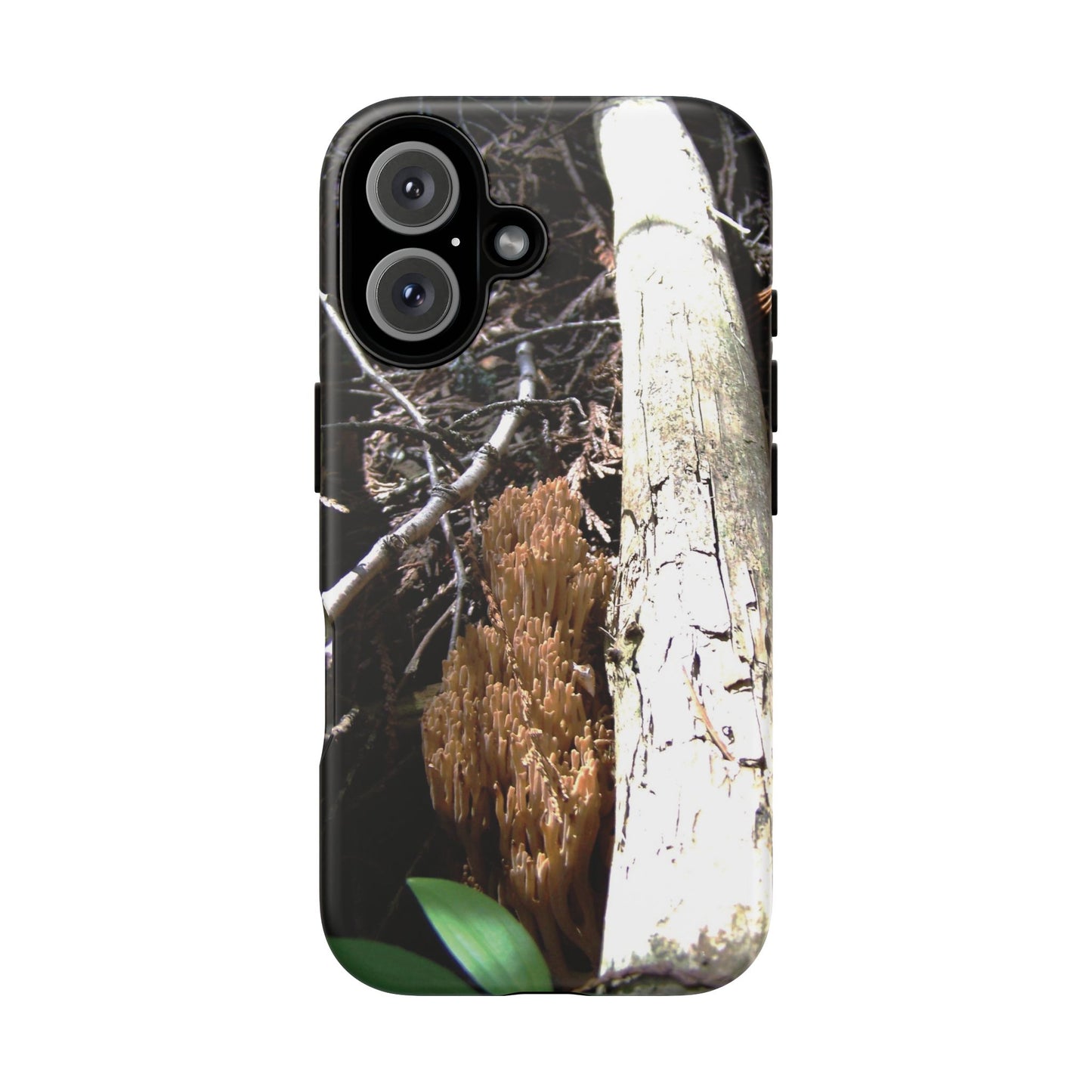 Phone Cases - Forest Morning Coral Mushroom Print Tough Cases