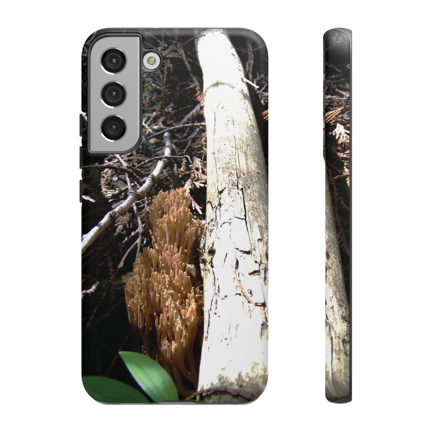 Phone Cases - Forest Morning Coral Mushroom Print Tough Cases