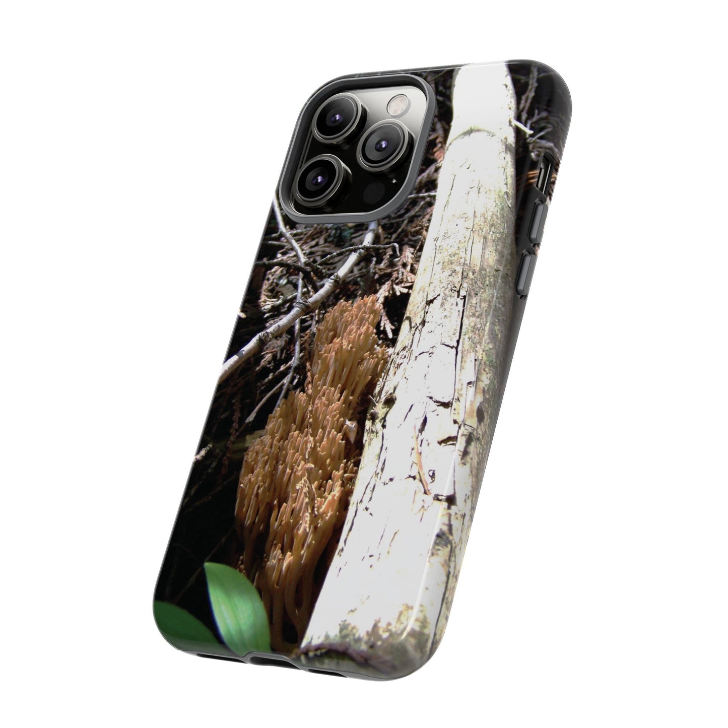 Phone Cases - Forest Morning Coral Mushroom Print Tough Cases