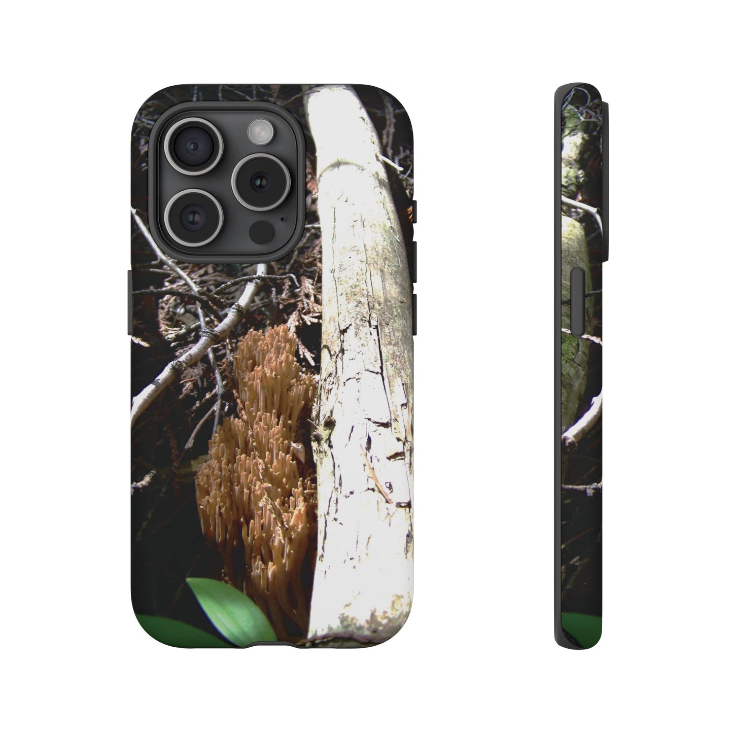 Phone Cases - Forest Morning Coral Mushroom Print Tough Cases