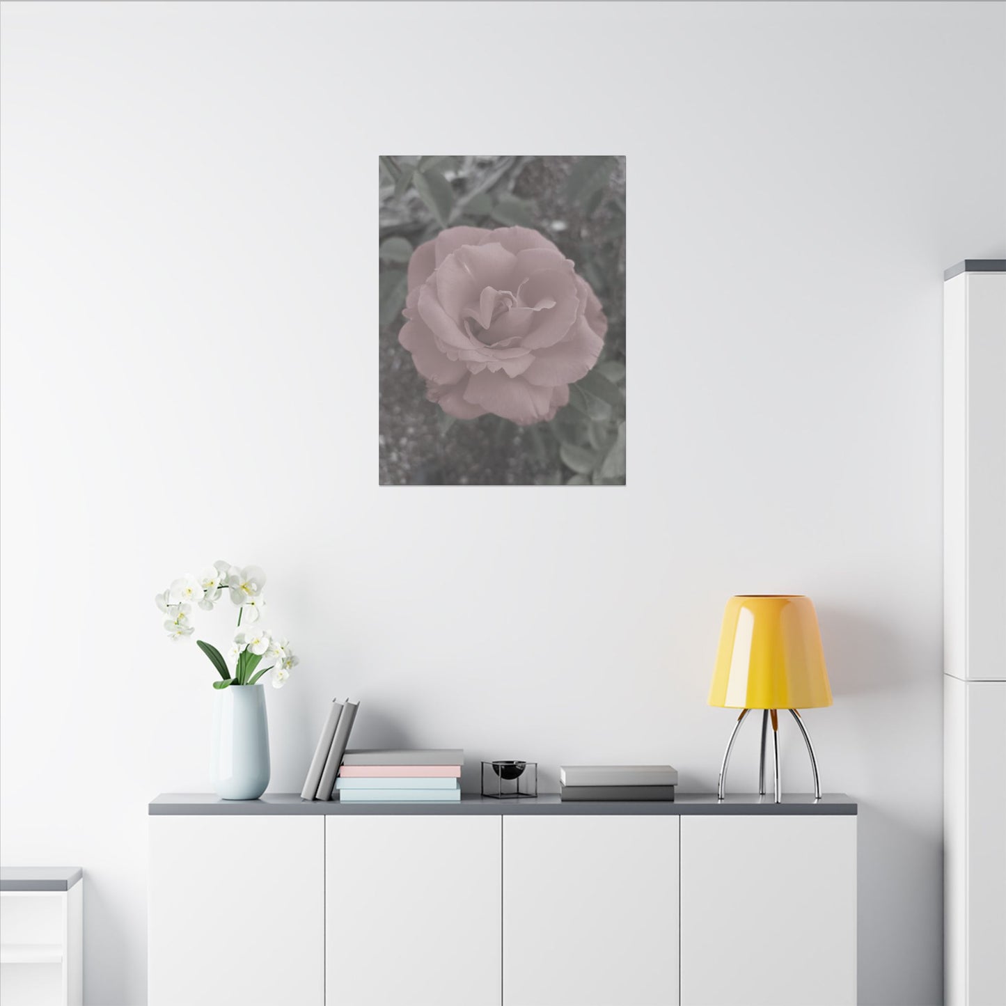 Canvas Wall Art - Vintage Rose Print