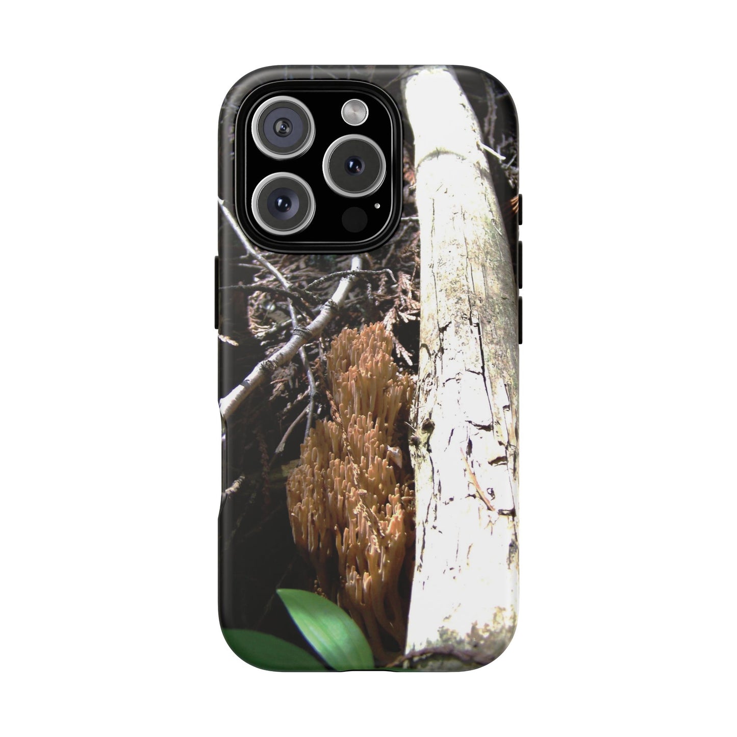 Phone Cases - Forest Morning Coral Mushroom Print Tough Cases