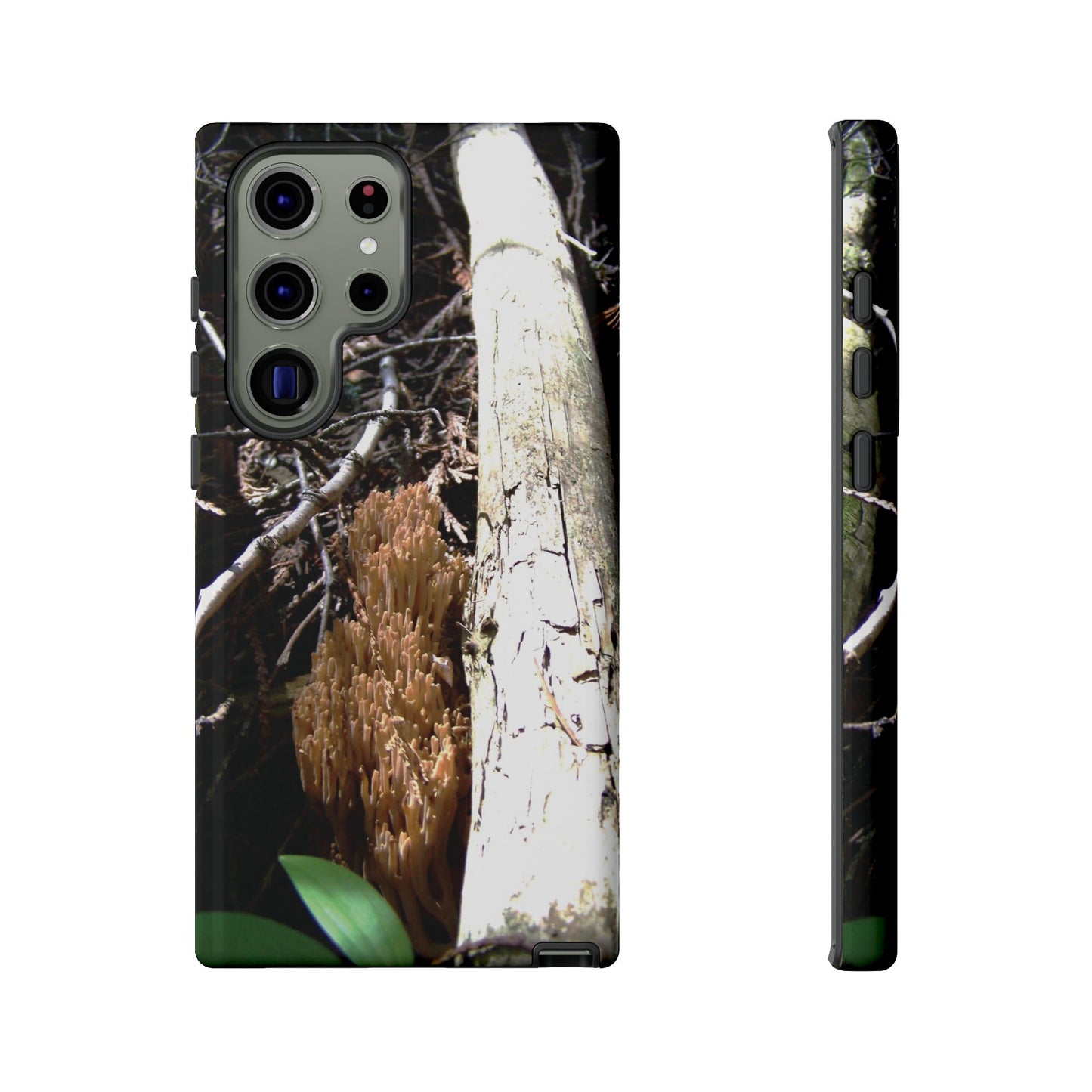 Phone Cases - Forest Morning Coral Mushroom Print Tough Cases