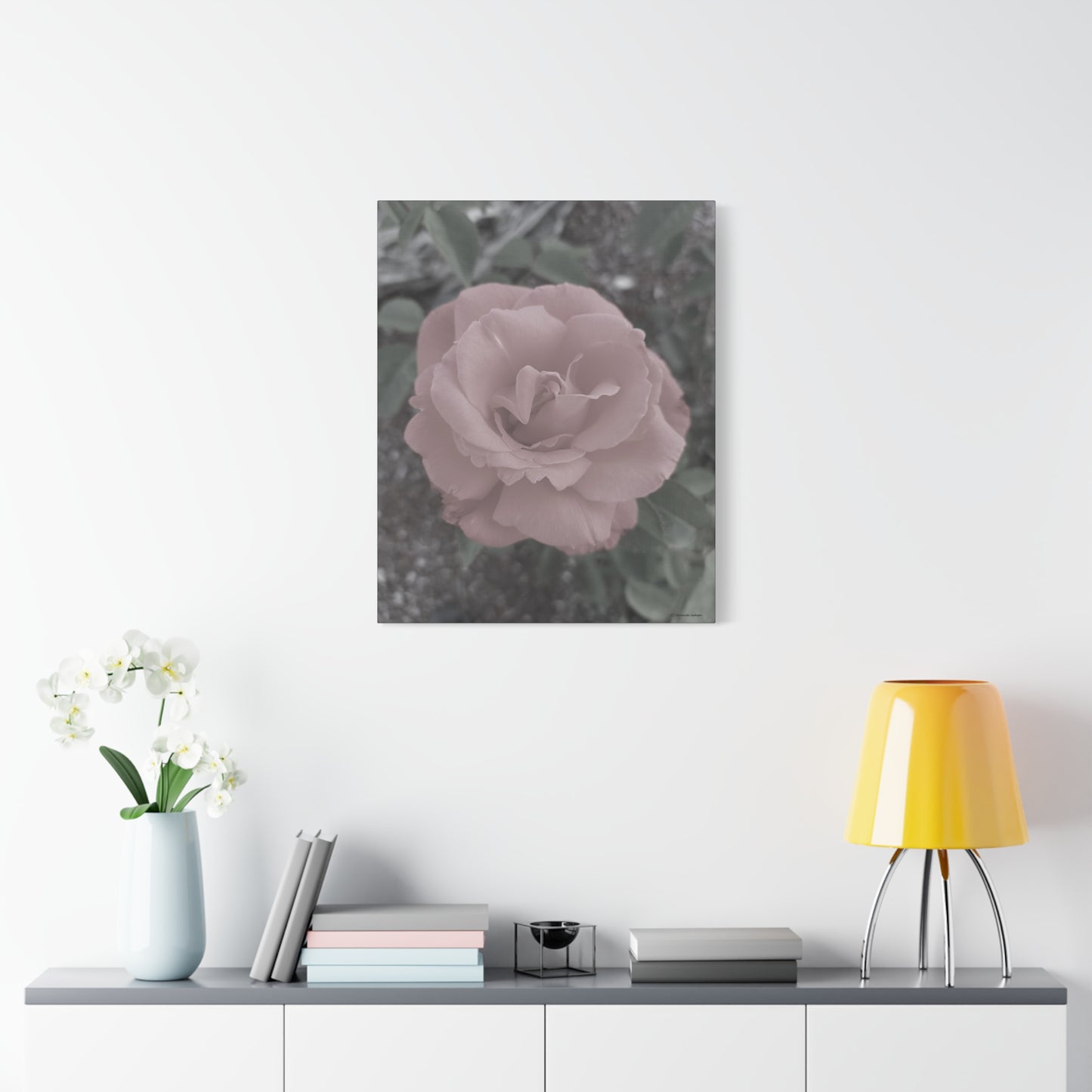 Old Rose, Canvas Wall Art - Vintage Rose Print