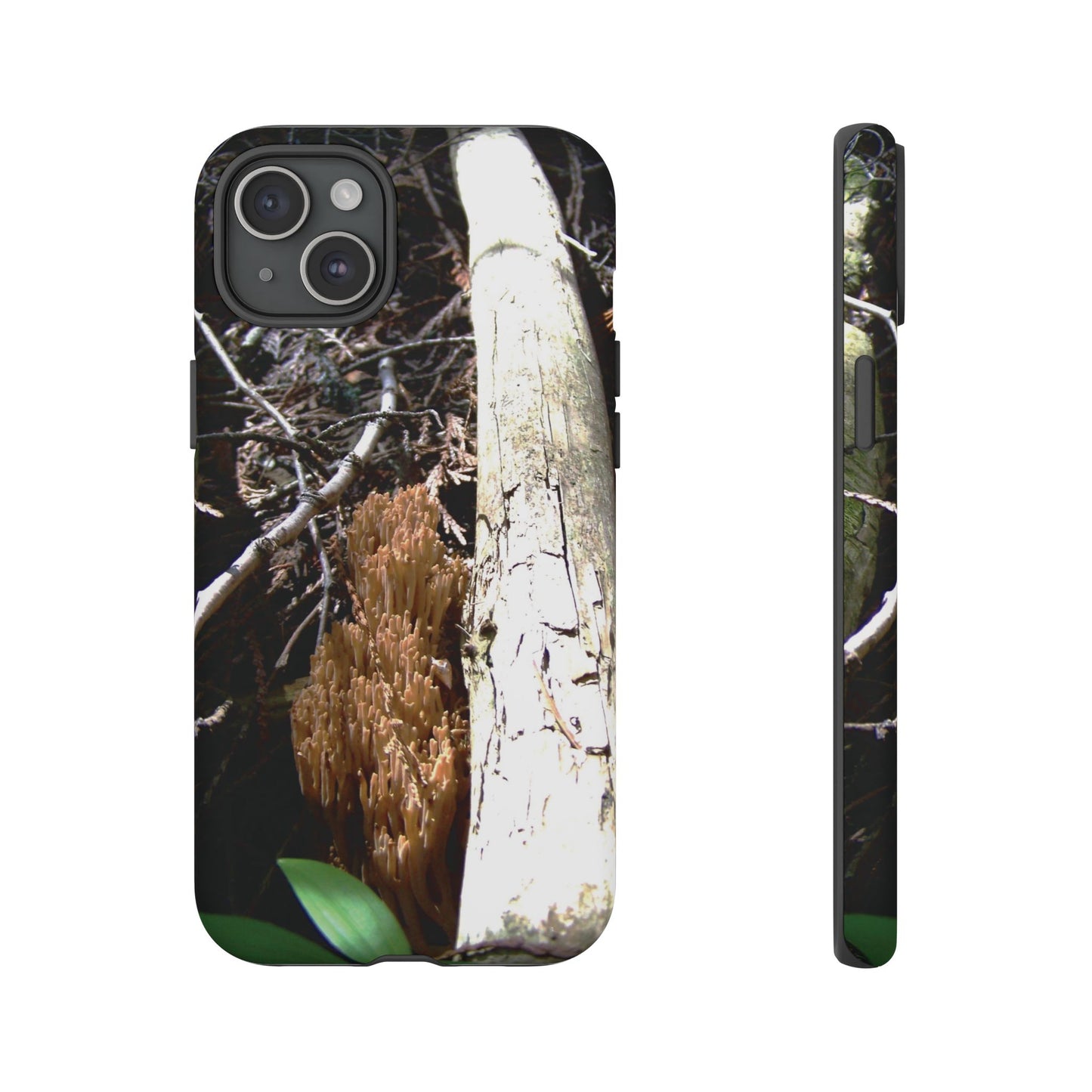 Phone Cases - Forest Morning Coral Mushroom Print Tough Cases