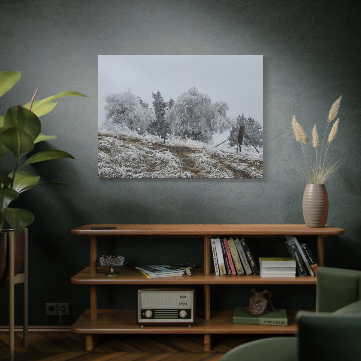 Morning Frost-Canvas Wall Art Winter Scene