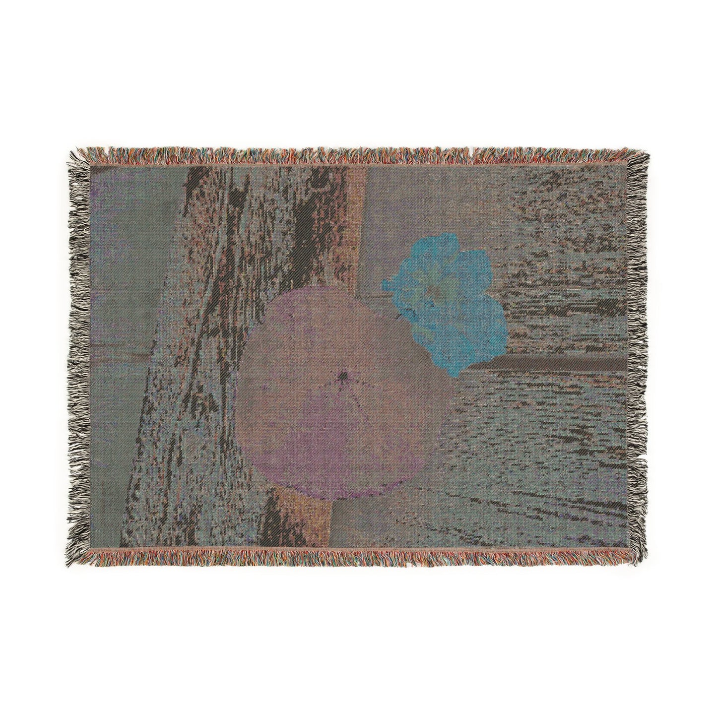 Summer Afternoon Woven Blanket — Nasturtium Floral Throw