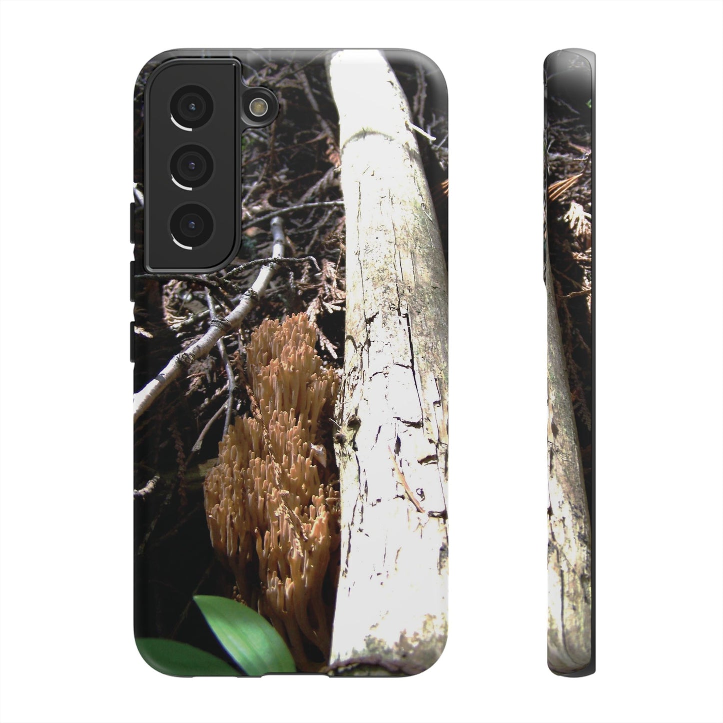 Phone Cases - Forest Morning Coral Mushroom Print Tough Cases