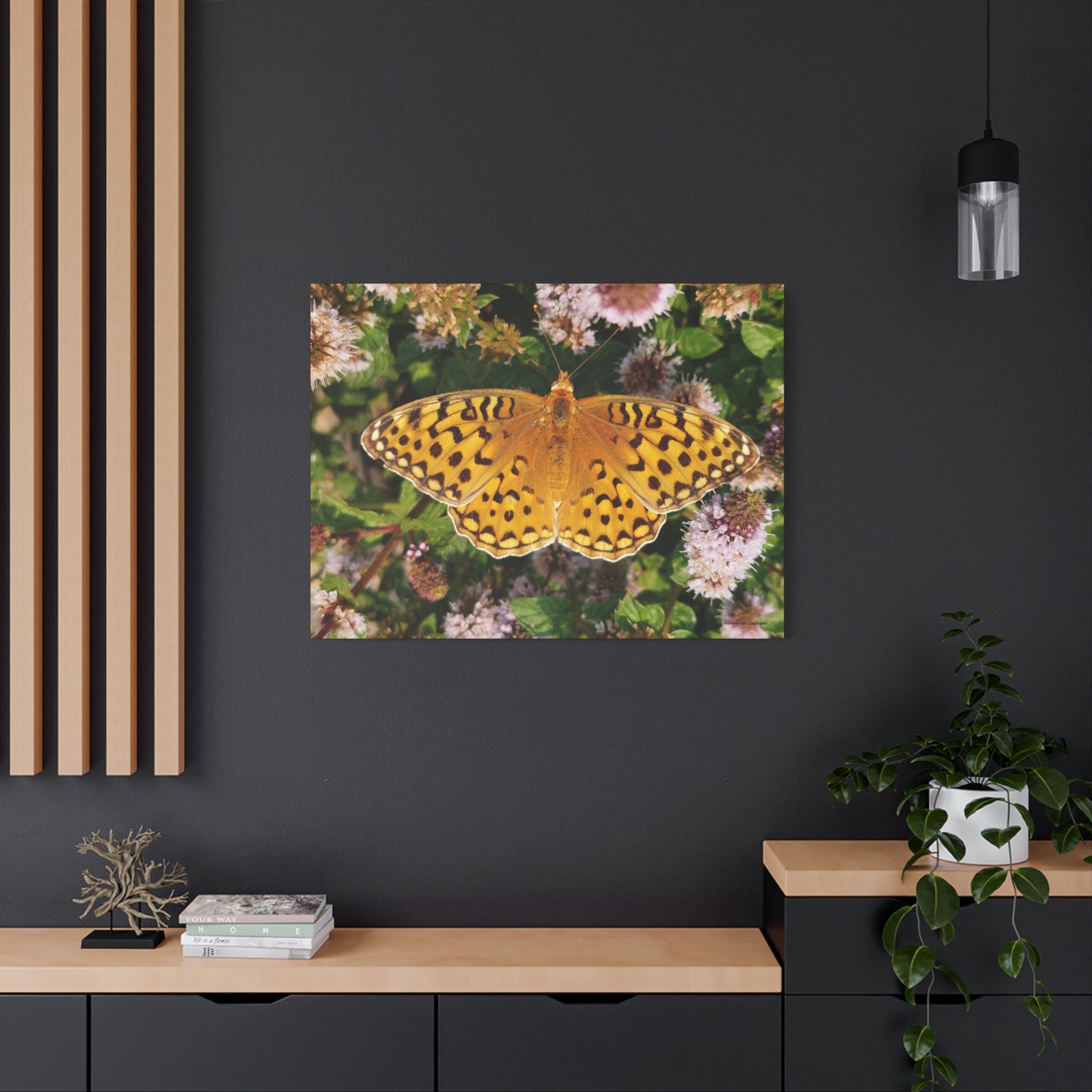 Flying Beauty, Canvas Butterfly Wall Art