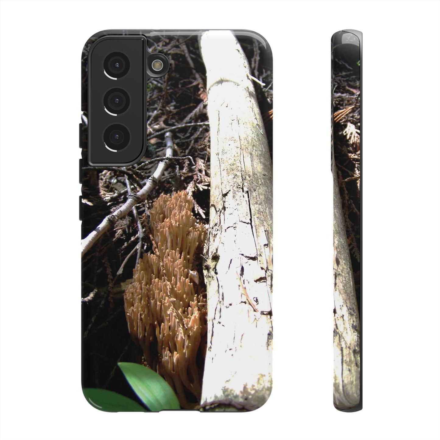 Phone Cases - Forest Morning Coral Mushroom Print Tough Cases