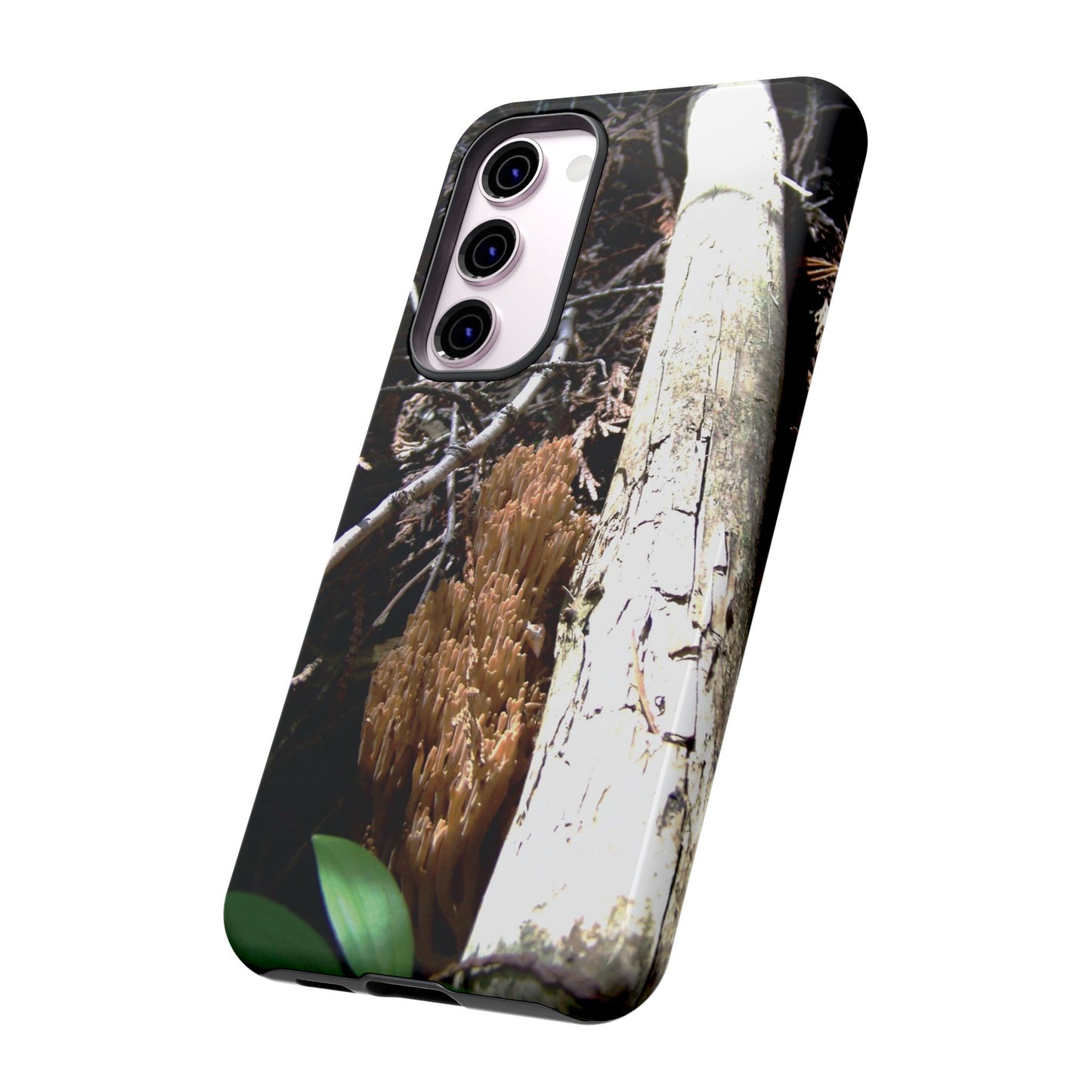 Phone Cases - Forest Morning Coral Mushroom Print Tough Cases