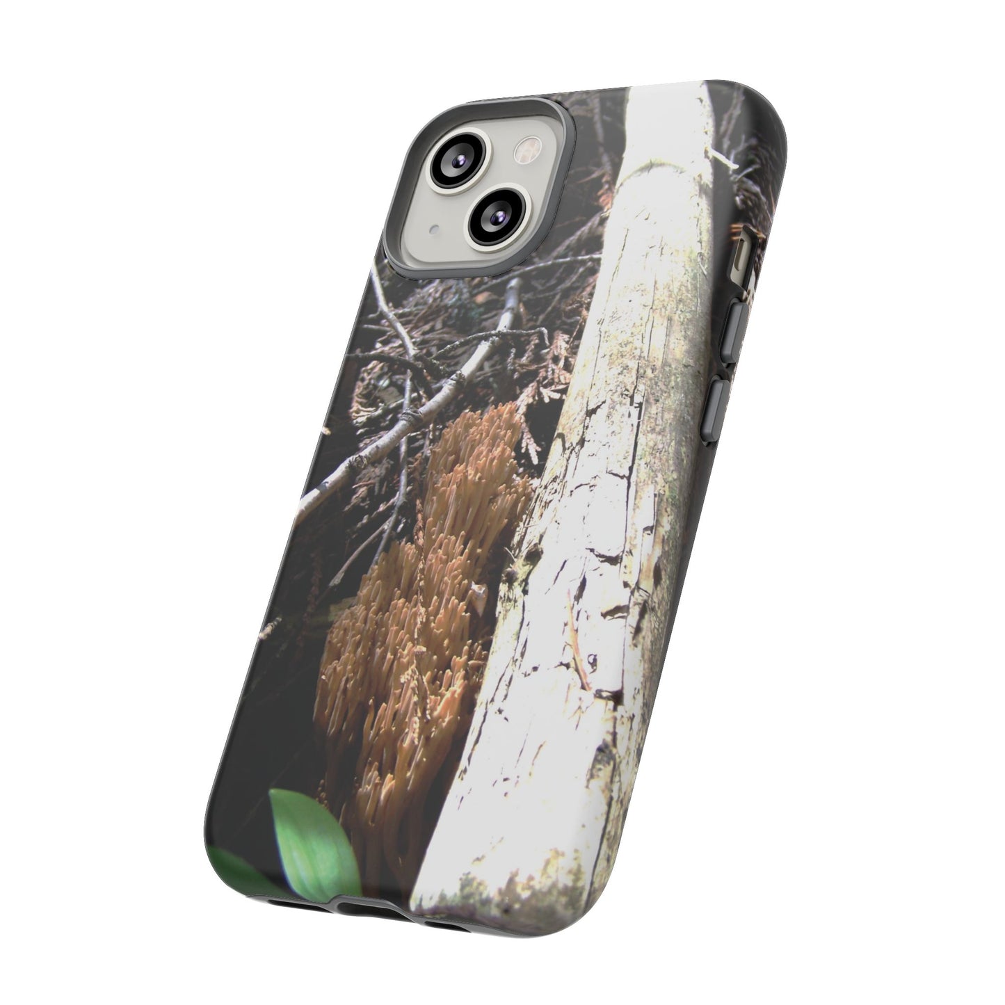 Phone Cases - Forest Morning Coral Mushroom Print Tough Cases