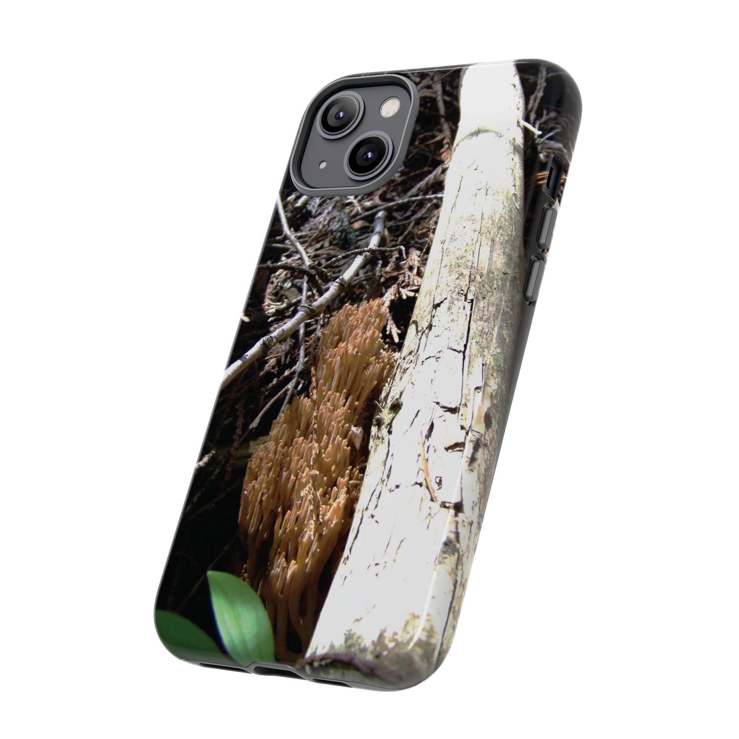 Phone Cases - Forest Morning Coral Mushroom Print Tough Cases