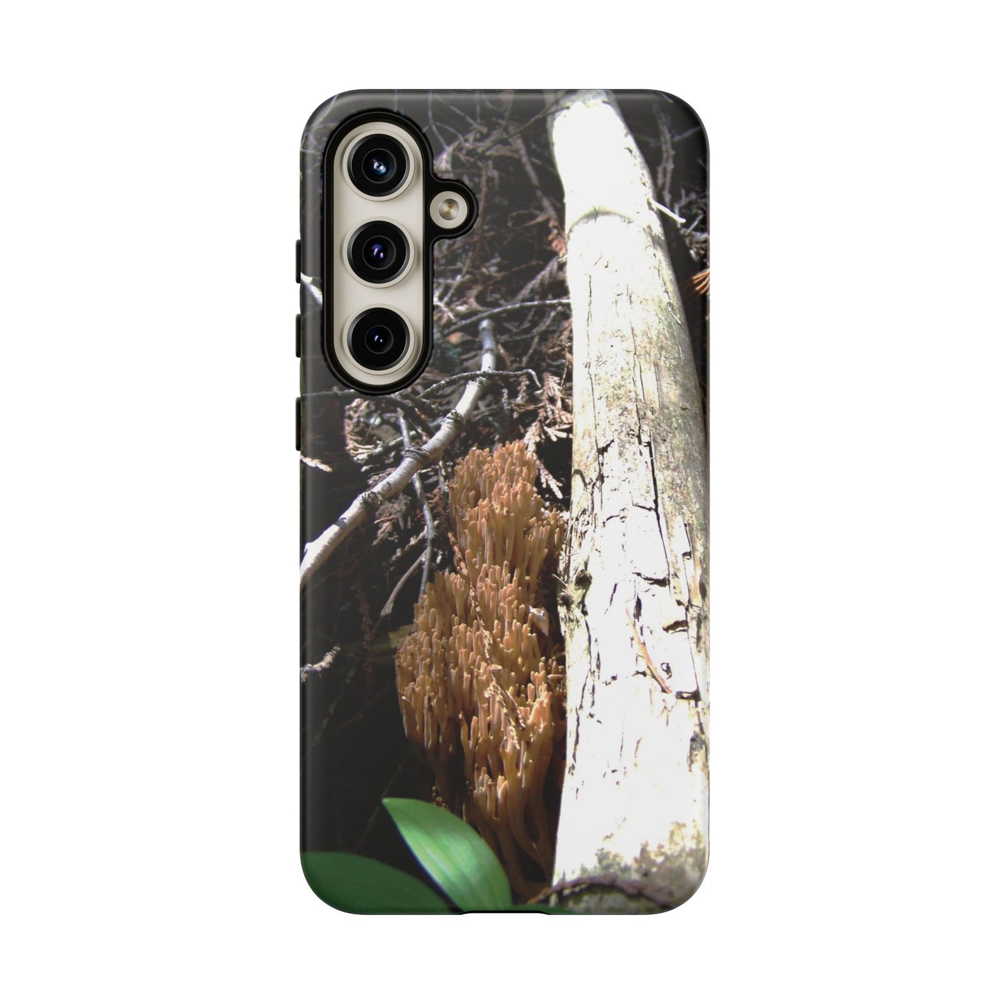 Phone Cases - Forest Morning Coral Mushroom Print Tough Cases