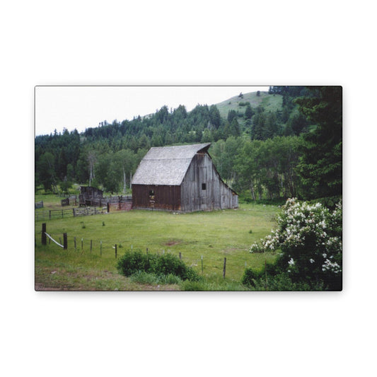 Canvas Print - Western Homestead Barn Farmhouse Art