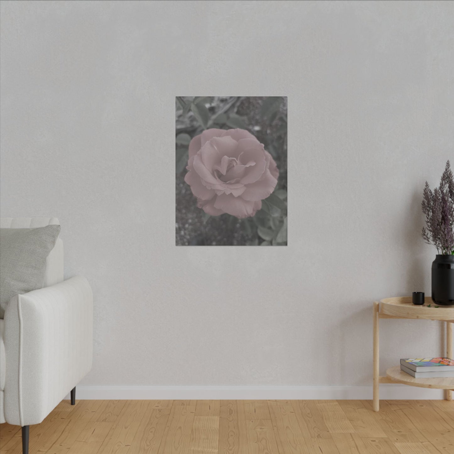 Canvas Wall Art - Vintage Rose Print