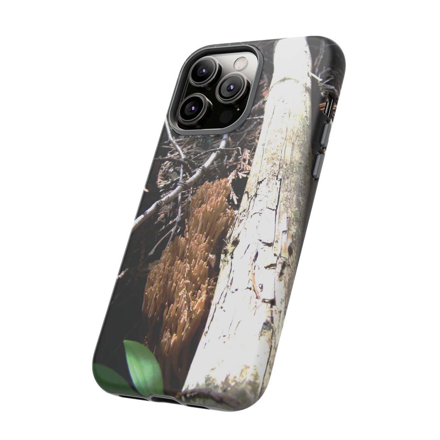 Phone Cases - Forest Morning Coral Mushroom Print Tough Cases