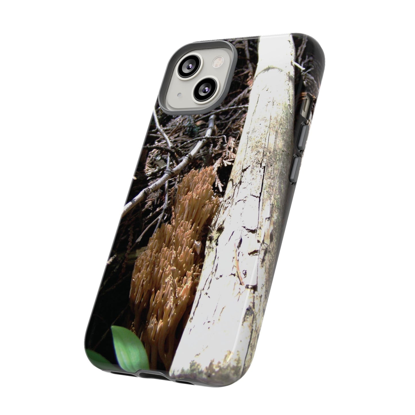 Phone Cases - Forest Morning Coral Mushroom Print Tough Cases