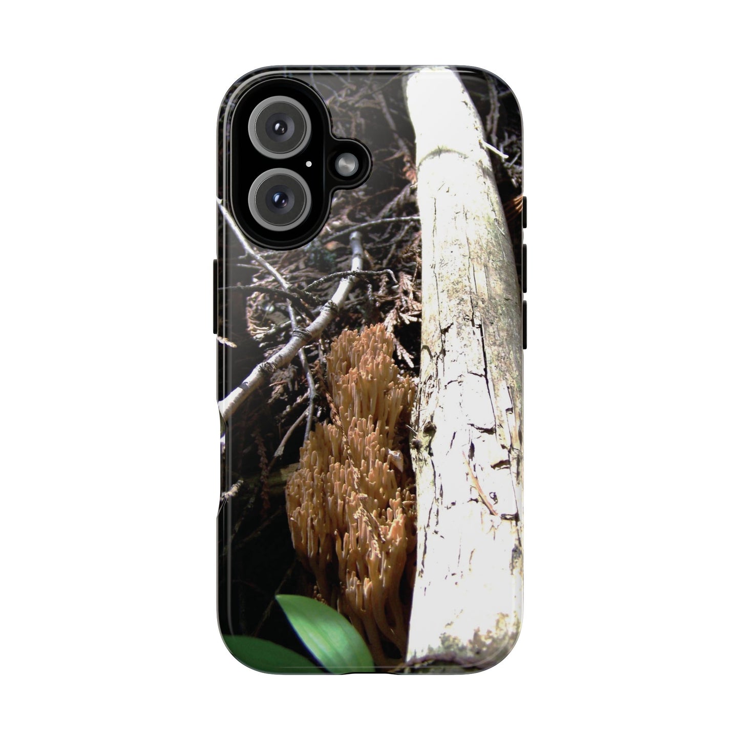 Phone Cases - Forest Morning Coral Mushroom Print Tough Cases