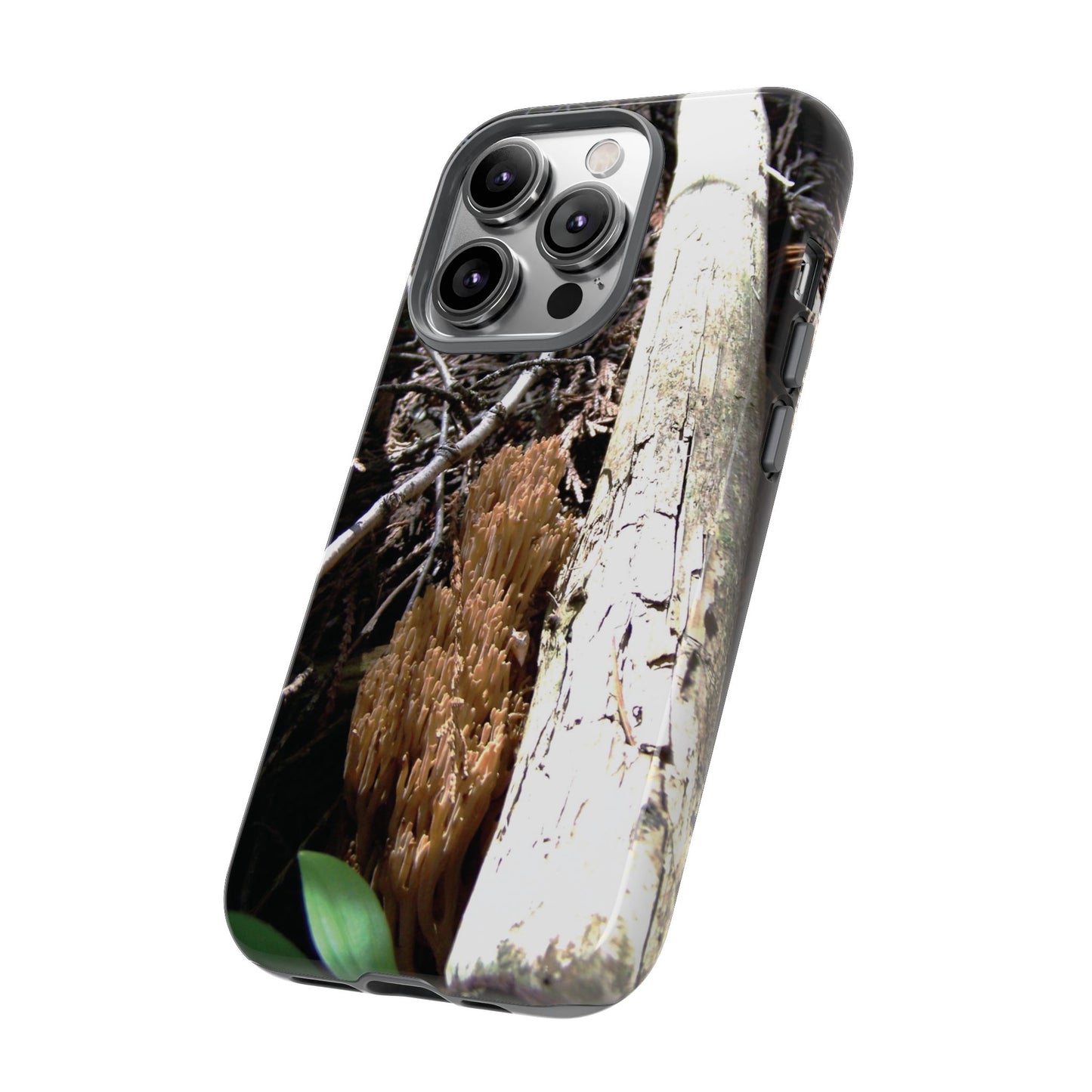 Phone Cases - Forest Morning Coral Mushroom Print Tough Cases