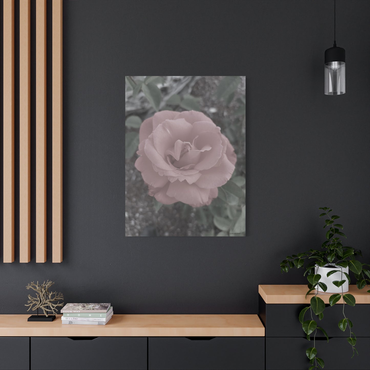 Old Rose, Canvas Wall Art - Vintage Rose Print