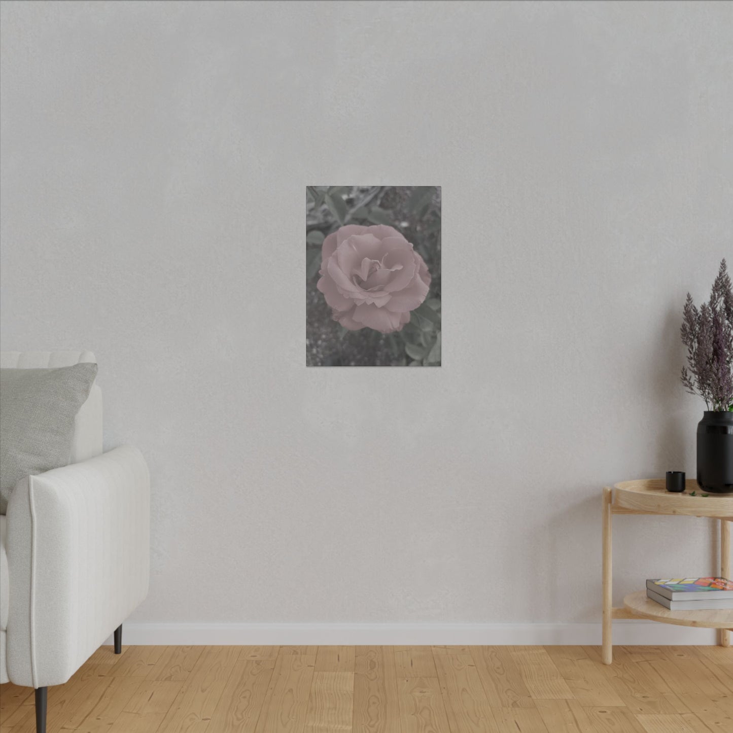 Canvas Wall Art - Vintage Rose Print