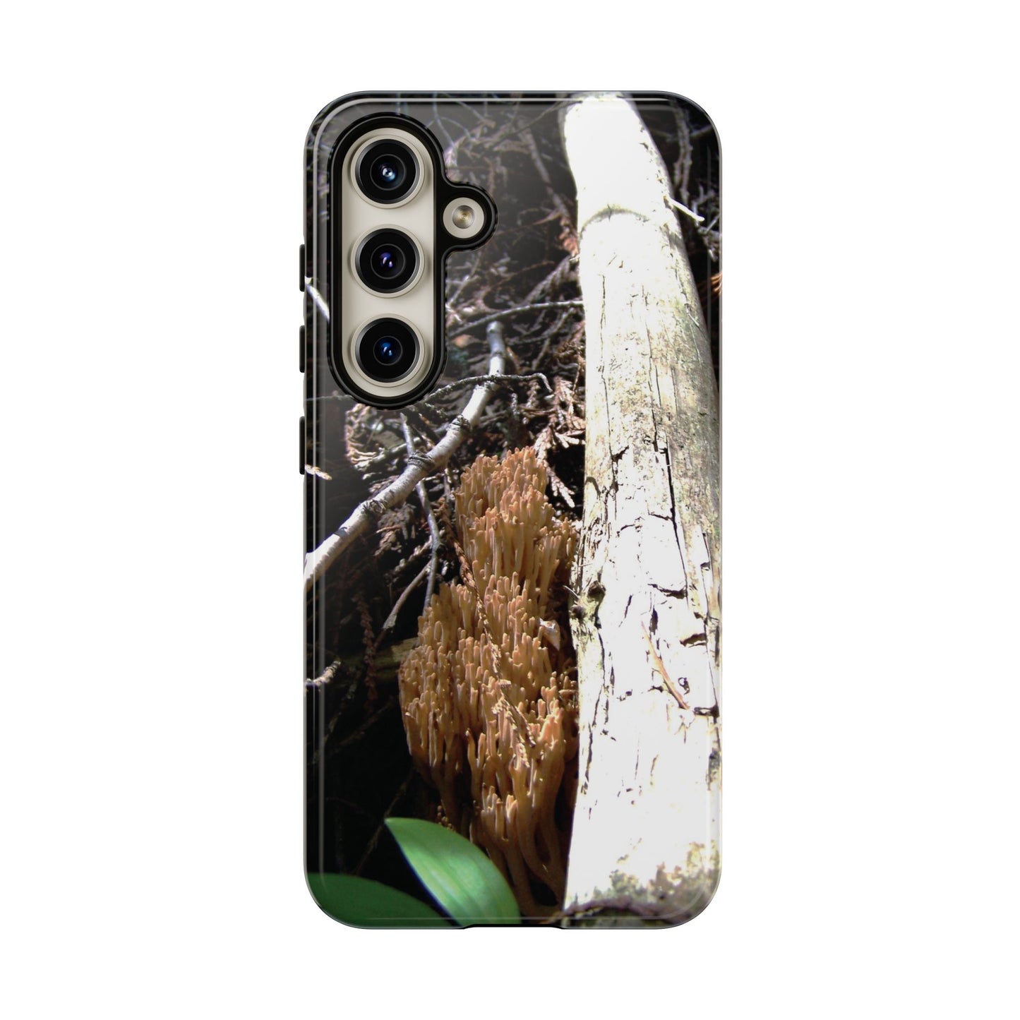 Phone Cases - Forest Morning Coral Mushroom Print Tough Cases