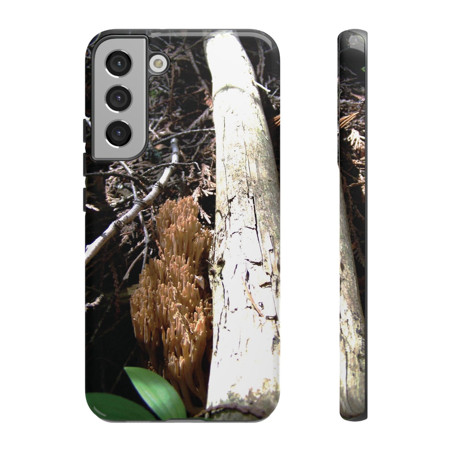 Phone Cases - Forest Morning Coral Mushroom Print Tough Cases