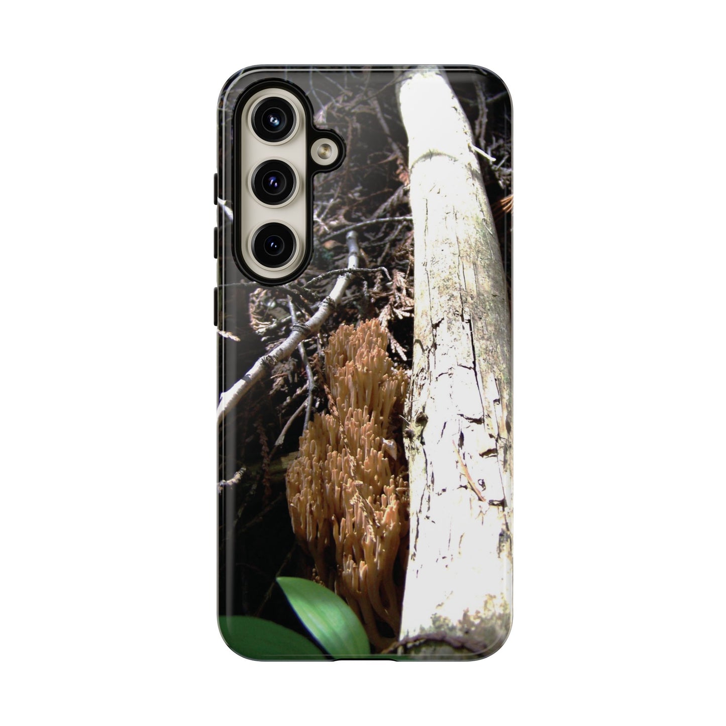 Phone Cases - Forest Morning Coral Mushroom Print Tough Cases