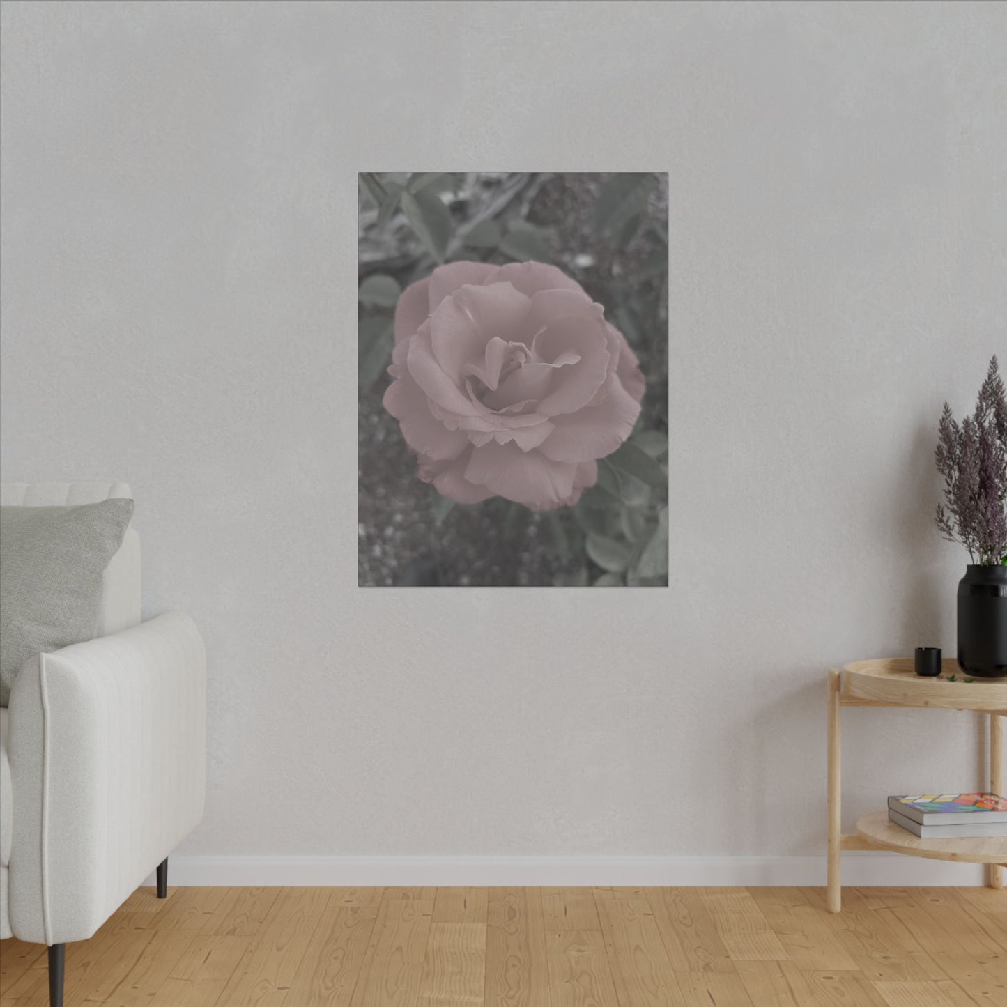 Canvas Wall Art - Vintage Rose Print