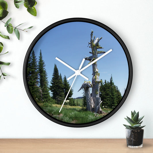 Whitebark Pine Wall Clock